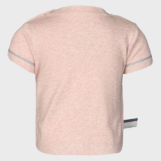 Kinder T-Shirt aus Bio-Baumwolle – Rose, gerippt & weich