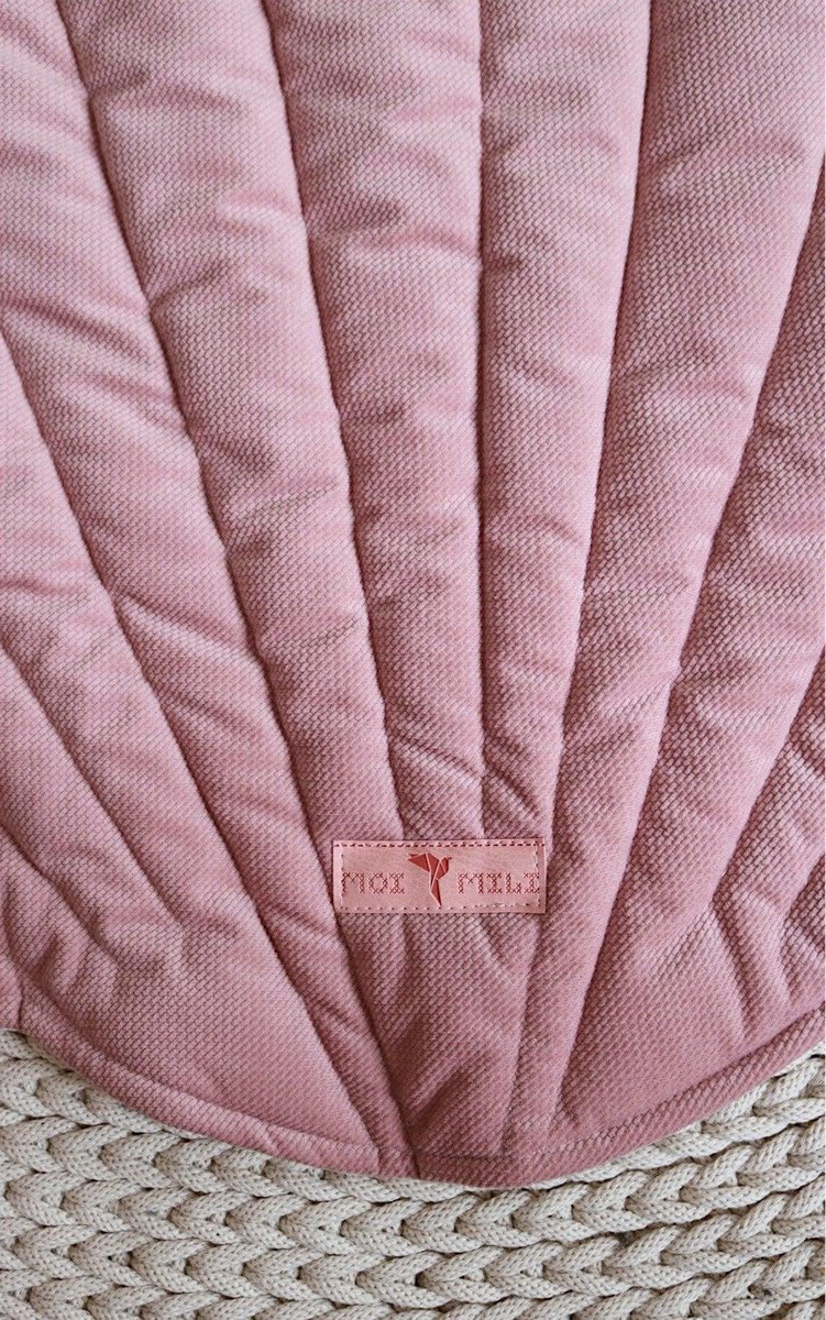 „Soft Pink“ Samt-Shell-Matte