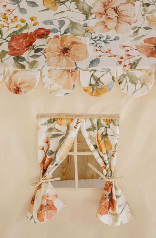 Betthimmel „Cottage Flower“ – für Hausbetten in vielen Größen
