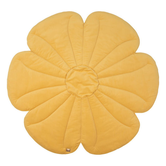 Blumen-Spielmatte „Honey“ –  Samt & Baumwolle
