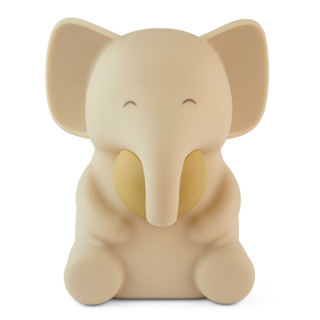 Elefanten-Nachtlicht aus weichem Silikon – USB-ladbar