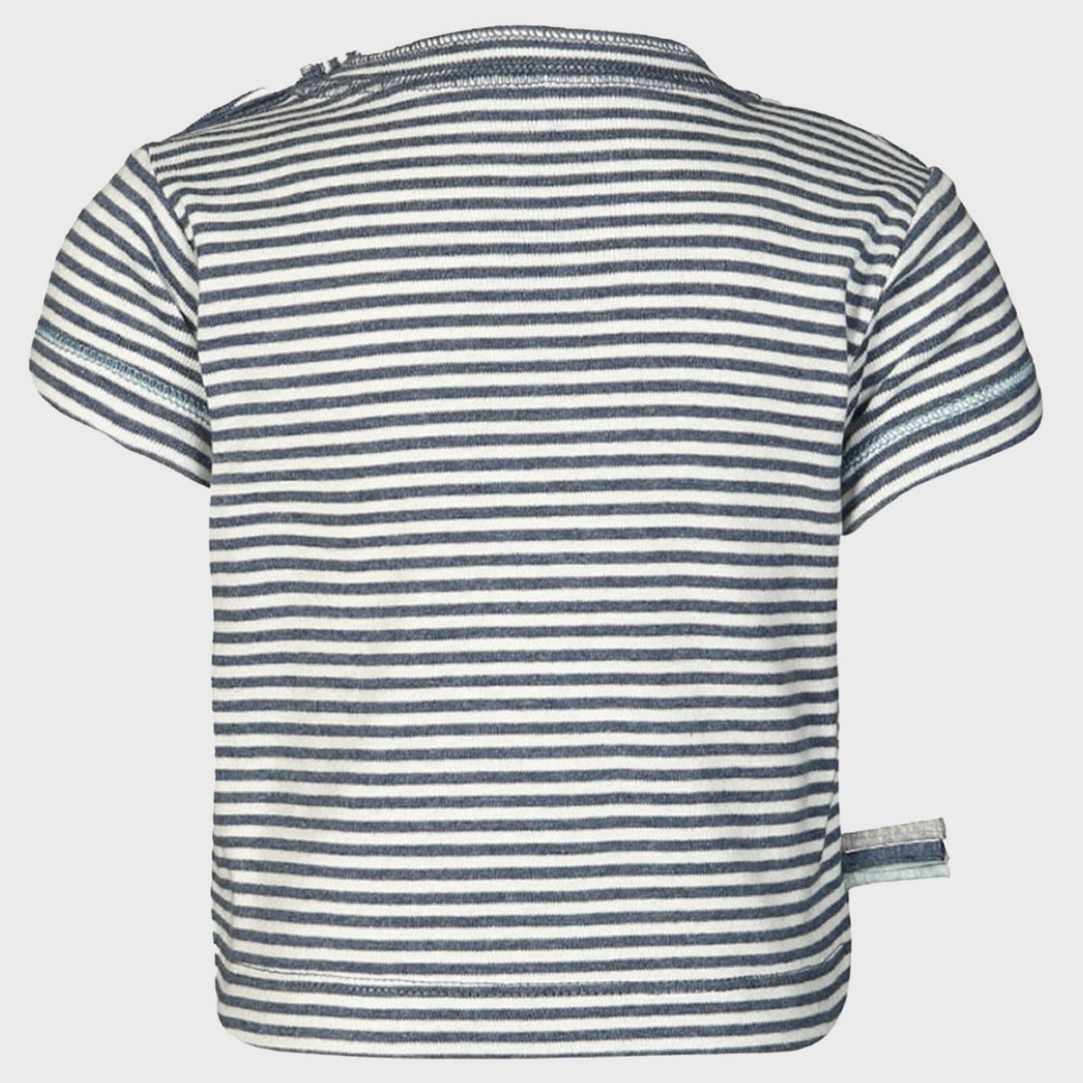 T-Shirt aus Bio-Baumwolle – In Indigo gestreift