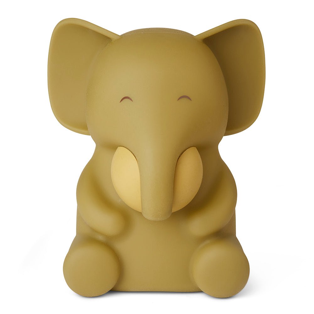 Elefanten-Nachtlicht aus weichem Silikon – USB-ladbar