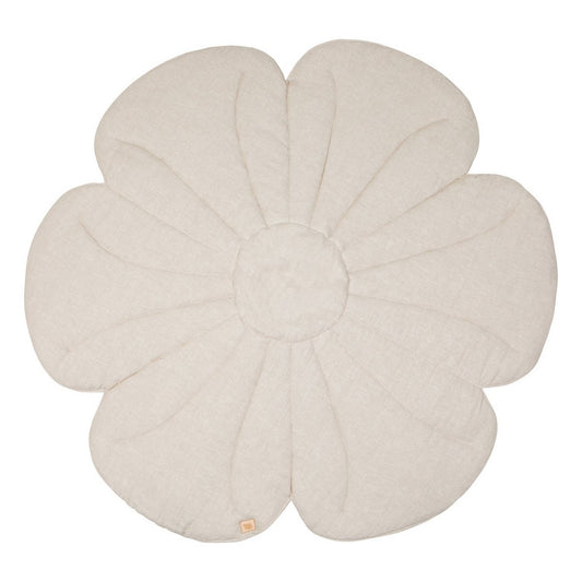 Blumen-Spielmatte „Sandlilie" – Samt & Baumwolle