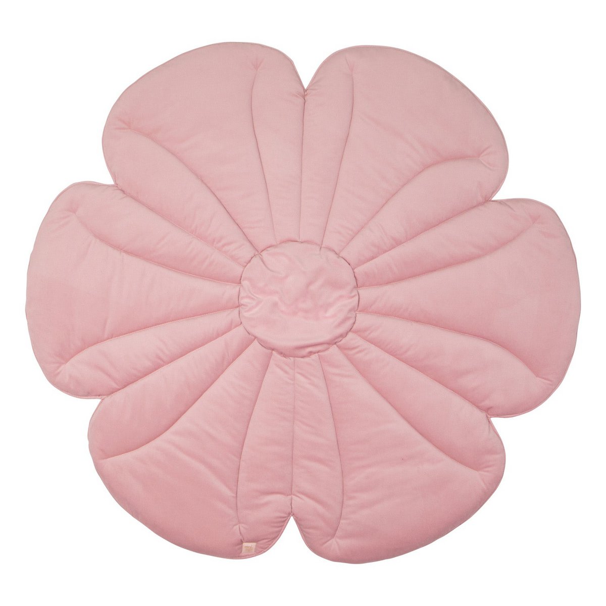 Rosa Blumen-Spielmatte „Bloom“ aus Samt und Baumwolle von Moi Mili – bei Meleyna Kids
