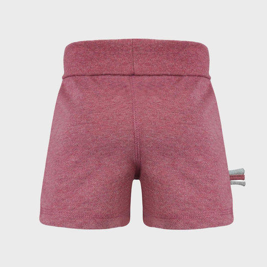 Shorts Baby aus Bio-Baumwolle – Bordeaux, weich & elastisch