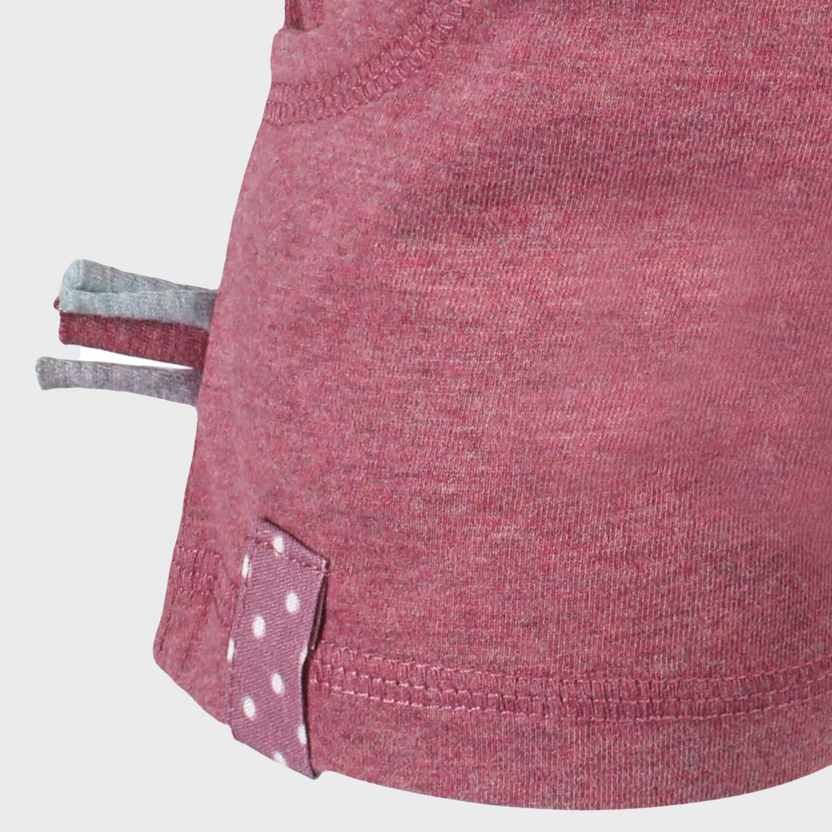 Shorts Baby aus Bio-Baumwolle – Bordeaux, weich & elastisch