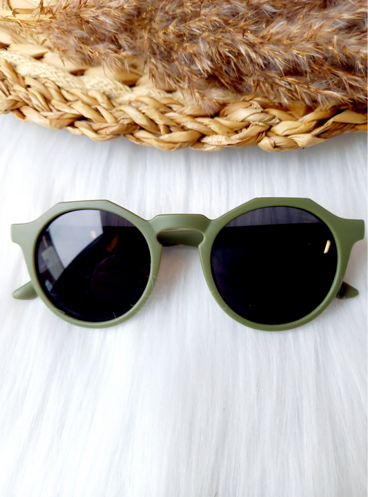 Kinder-Sonnenbrille „Green“ – Schwarz mit UV400-Schutz