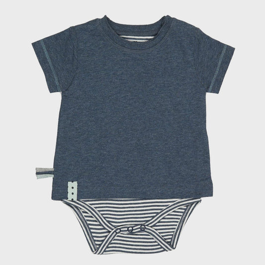 Baby-Body in Indigo von OrganicEra – 2-in-1 Design