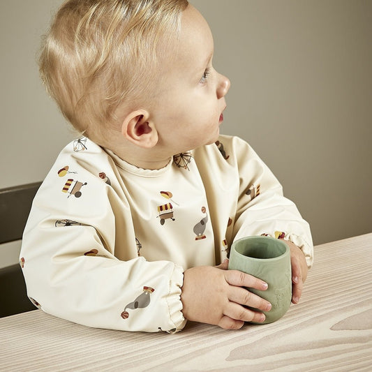 Kinder-Lätzchen aus recyceltem Polyester mit Zirkusprint