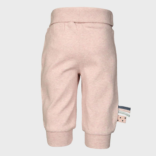 Rückansicht Schlupfhose aus Bio-Baumwolle – rosa, locker geschnitten