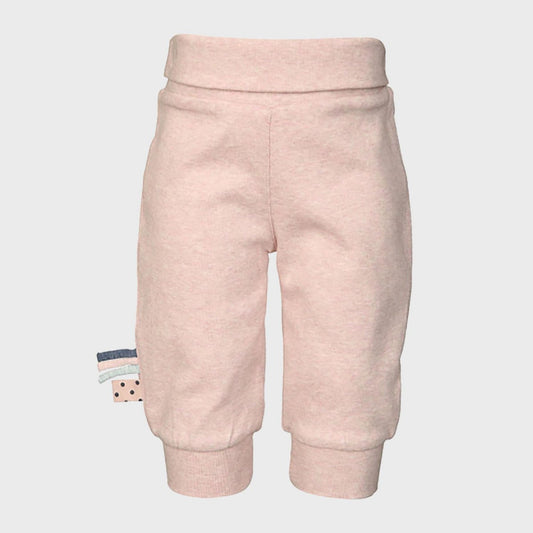 Frontansicht Schlupfhose aus Bio-Baumwolle – rosa, locker geschnitten
