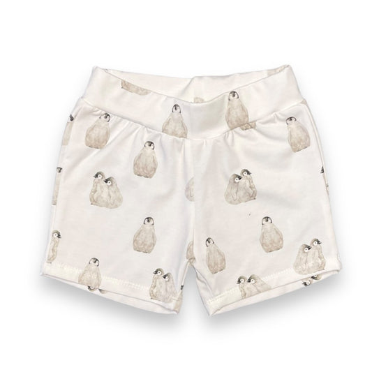 Shorts „Penguin Love“ aus weichem Baumwolljersey