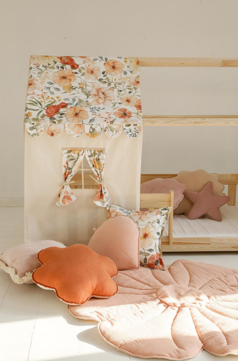 Betthimmel „Cottage Flower“ – für Hausbetten in vielen Größen