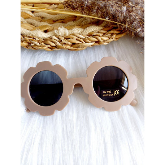 Kinder-Sonnenbrille „Daisy“ – Beige mit UV400-Schutz