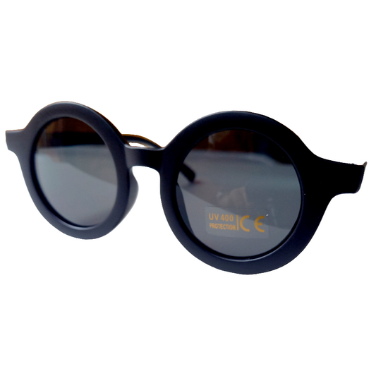 Schwarze Kinder-Sonnenbrille „Classic“ mit UV400-Schutz von Happy by Lies
