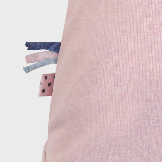 Langarm-Body in Rose – Bio-Baumwolle