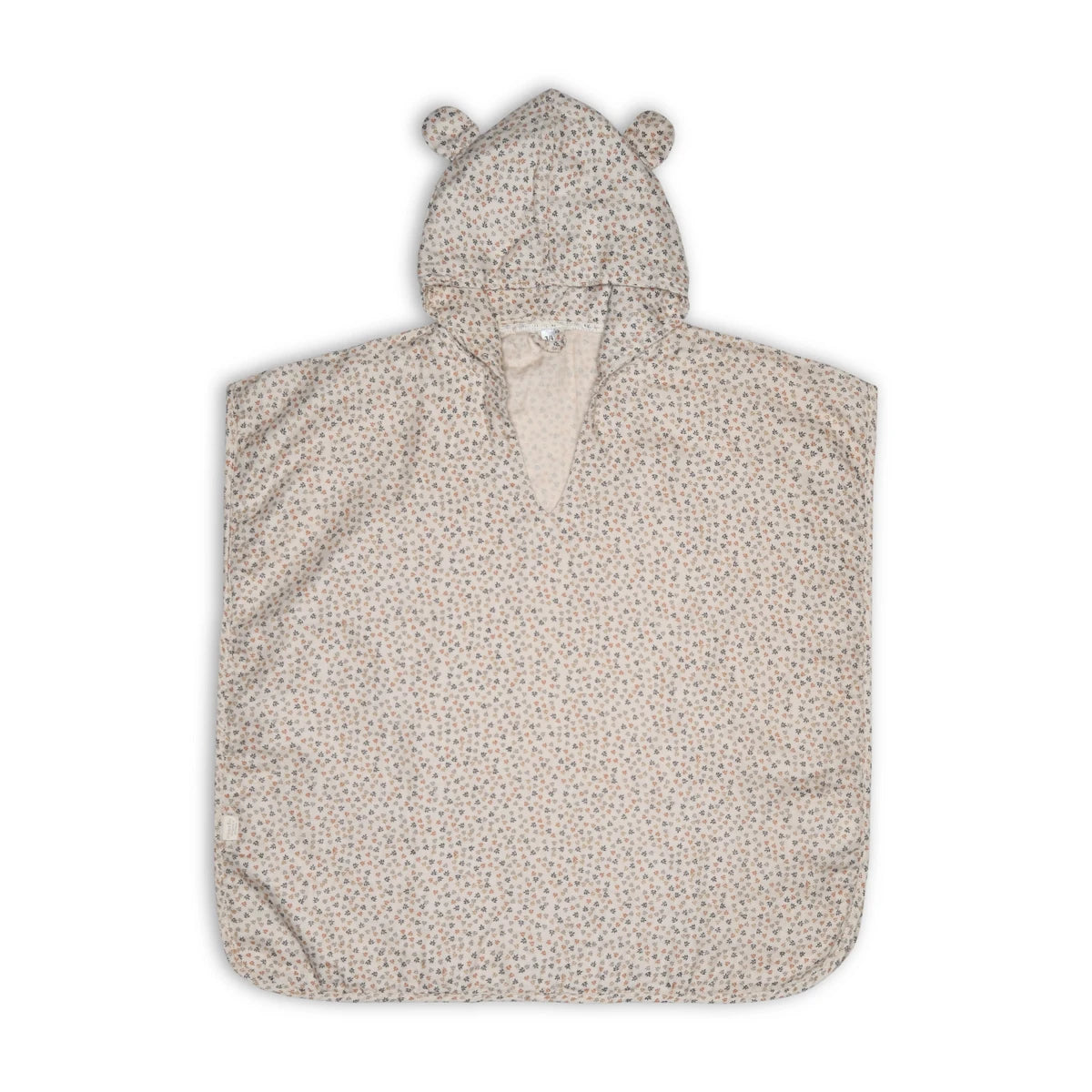 Kinderponcho „Blätterwald" aus Musselin | Nuuroo