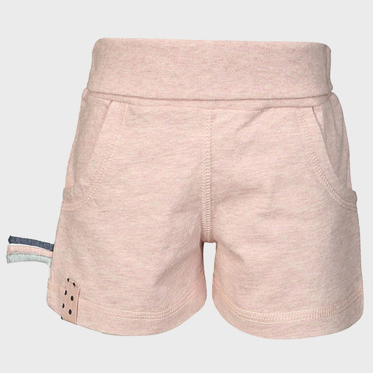 Shorts Baby aus Bio-Baumwolle – Rosa Melange, weich & elastisch