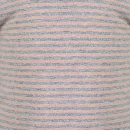 Kurzarm-Body 2-in-1 in Striped Rose – Bio-Baumwolle