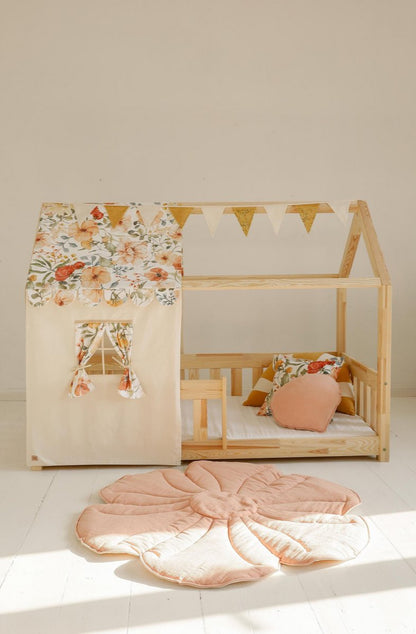 Betthimmel „Cottage Flower“ – für Hausbetten in vielen Größen