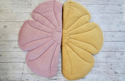 Blumen-Spielmatte „Honey“ –  Samt & Baumwolle
