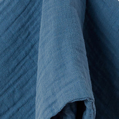 Kuscheltuch Hase aus Bio-Musselin – Indigo
