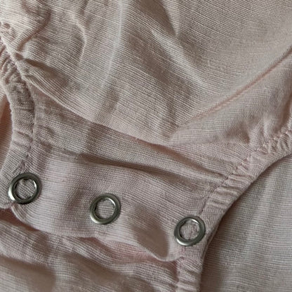 Sommer-Body aus Hanf & Bio-Baumwolle Rose