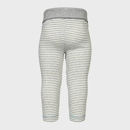 Gestreifte Bio-Baumwollleggings für Babys