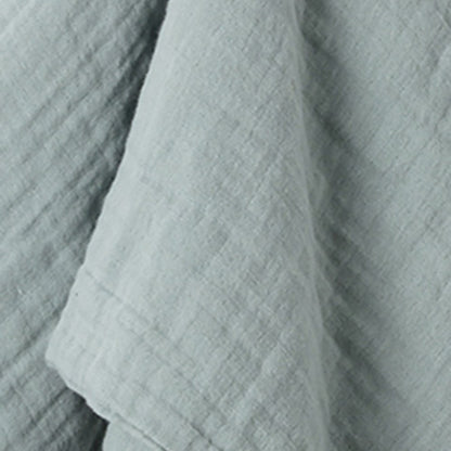 Kuscheltuch Hase aus Bio-Musselin – Aqua