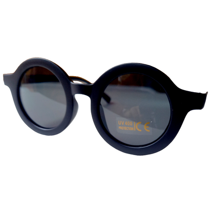 Schwarze Kinder-Sonnenbrille „Classic“ mit UV400-Schutz von Happy by Lies