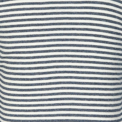 T-Shirt aus Bio-Baumwolle – In Indigo gestreift