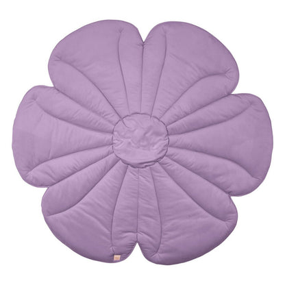 Blumen-Spielmatte „Violett“ – Samt & Baumwolle