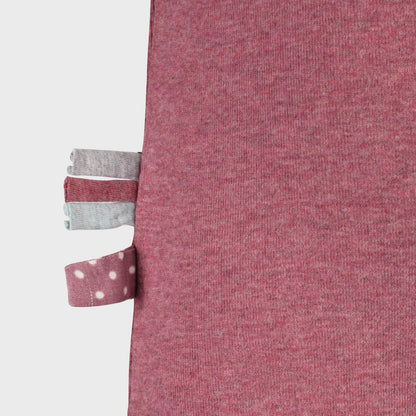 Kurzarmbody „Bordeaux“ aus Bio-Rippstoff